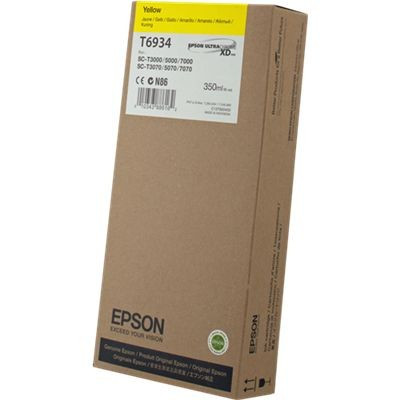 Картридж EPSON T6934 Yellow 350мл для T3200 T5200 T7200 T3000 T5000 T7000