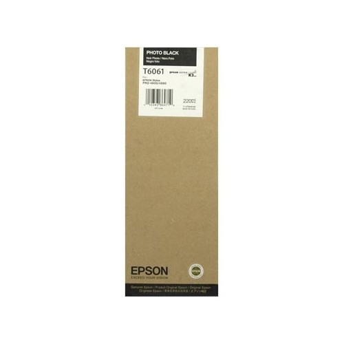 Картридж EPSON T6061 Stylus Pro 4800 4880 (Photo Black) 220ml