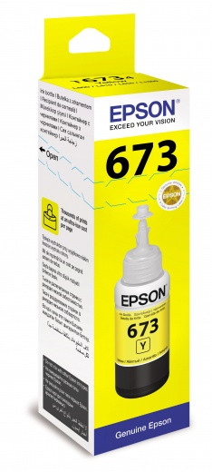 Чернила для EPSON L800 (Yellow), T6734, 70мл, для L800 L805 L810 L850 L1800 (оригинальные)