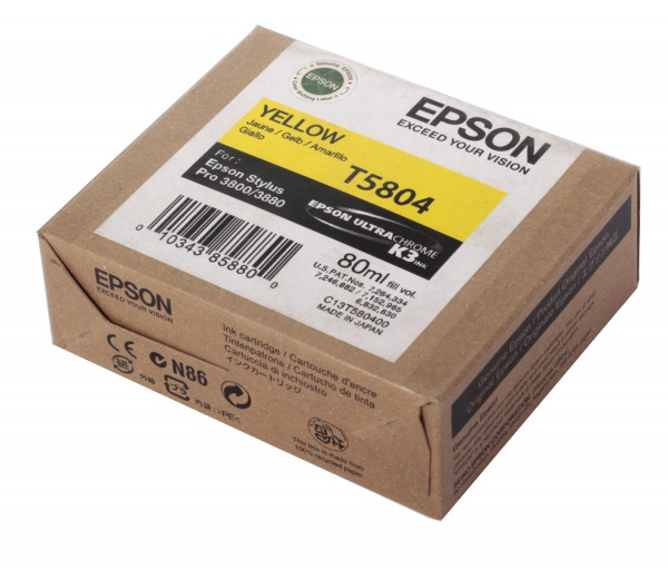 Картридж EPSON Stylus Pro 3800 3880 (Yellow) 80ml