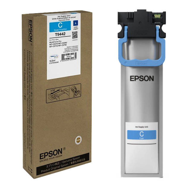 Картридж EPSON (T9442) L WorkForce Pro WF-C5290DW, C5790DWF (Cyan)