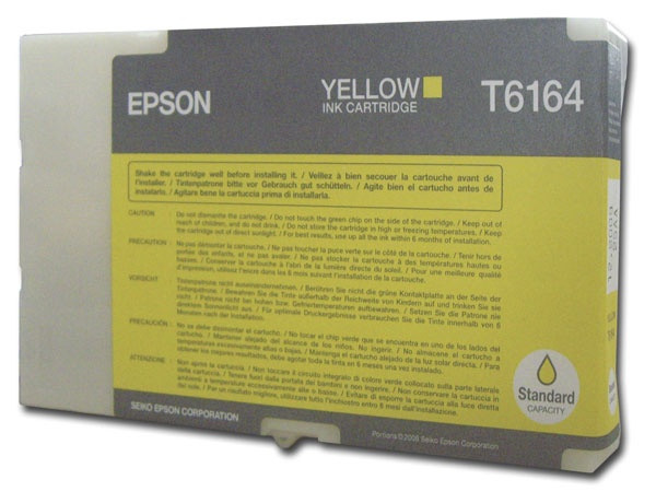 Картридж EPSON T6164 для B300/B310/B500/B510 (Yellow) стандартной емкости