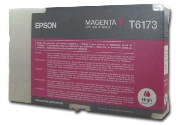 Картридж EPSON T6173 для B500/B510 (Magenta) повышенной емкости