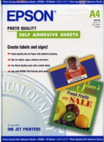 Бумага EPSON Photo Quality Self Adhesive Sheets 10л./A4