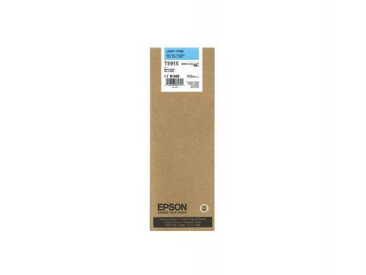 Картридж EPSON (T5915) для плоттера Stylus Pro 11880 (Light Cyan) 700ml