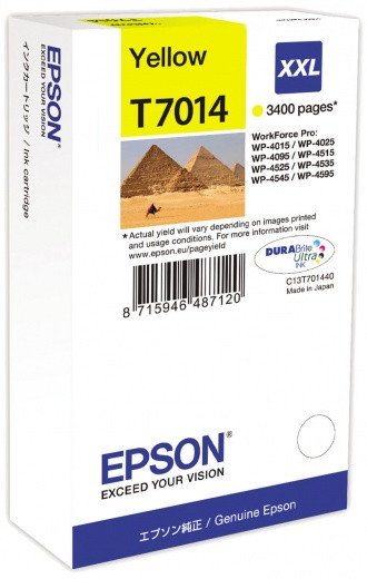 Картридж  EPSON (T7014) XXL WorkForce Pro WP4015/WP4025/WP4095/WP4515/WP4525/WP4545/WP4535 (Yellow)