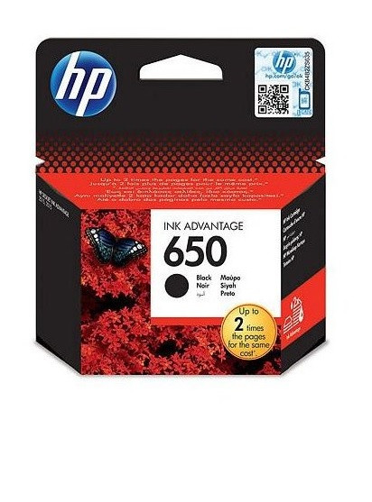 Картридж HP №650, черный, оригинальный