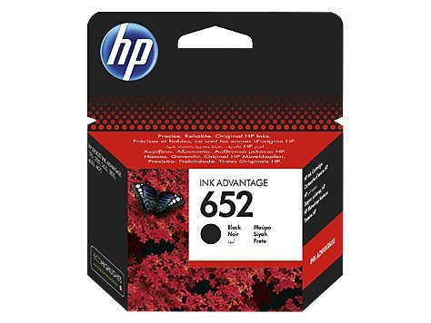 Картридж HP №652, черный, оригинальный