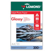 Бумага LOMOND Glossy Paper глянцевая односторонняя 200г/м2/50л./A4