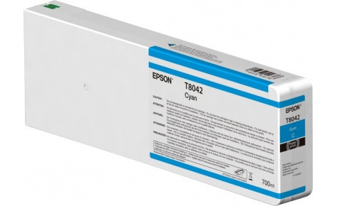 Картридж EPSON T8042 для SureColor SC-P6000 P7000 P8000 P9000 (Cyan) 700мл