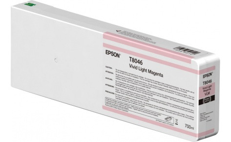 Картридж EPSON T8046 для SureColor SC-P6000 P7000 P8000 P9000 (Vivid Light Magenta) 700мл