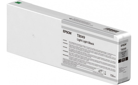 Картридж EPSON T8049 для SureColor SC-P6000 P7000 P8000 P9000 (Light Light Black) 700мл