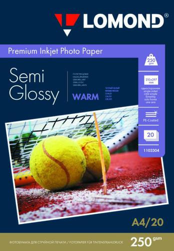 Бумага LOMOND Premium Photo Paper SemiGlossy (полуглянцевая) 250г/м2/20л/A4