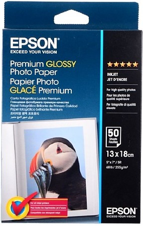Бумага EPSON Premium Glossy Photo Paper 50л./13 X 18см Бумага EPSON Premium Glossy Photo Paper 50л./13 X 18см