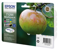 Комплект картриджей EPSON T1295 для Stylus B42/BX320FW/BX525W/WF-7015/7515/7525 (4 цвета)