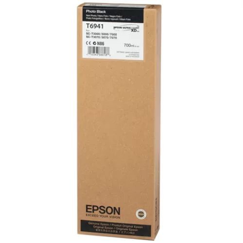 Картридж EPSON T6941 для SureColor SC-T3000 T3200 T5000 T5200 T7000 T7200 (Photo Black) 700мл