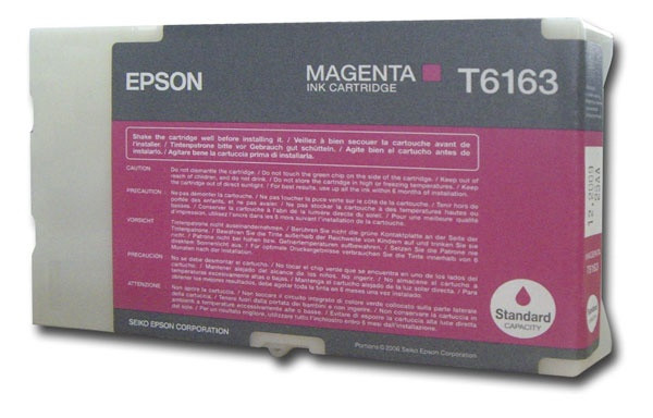 Картридж EPSON T6163 для B300/B310/B500/B510 (Magenta) стандартной емкости