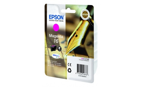Картридж EPSON (16) WorkForce WF-2010W/2510WF/2530DWF (Magenta)